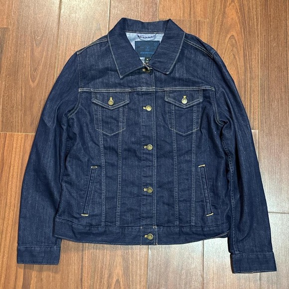 Patagonia Jackets & Blazers - Patagonia Iron Clad Blue Denim Jacket Size Women's XL